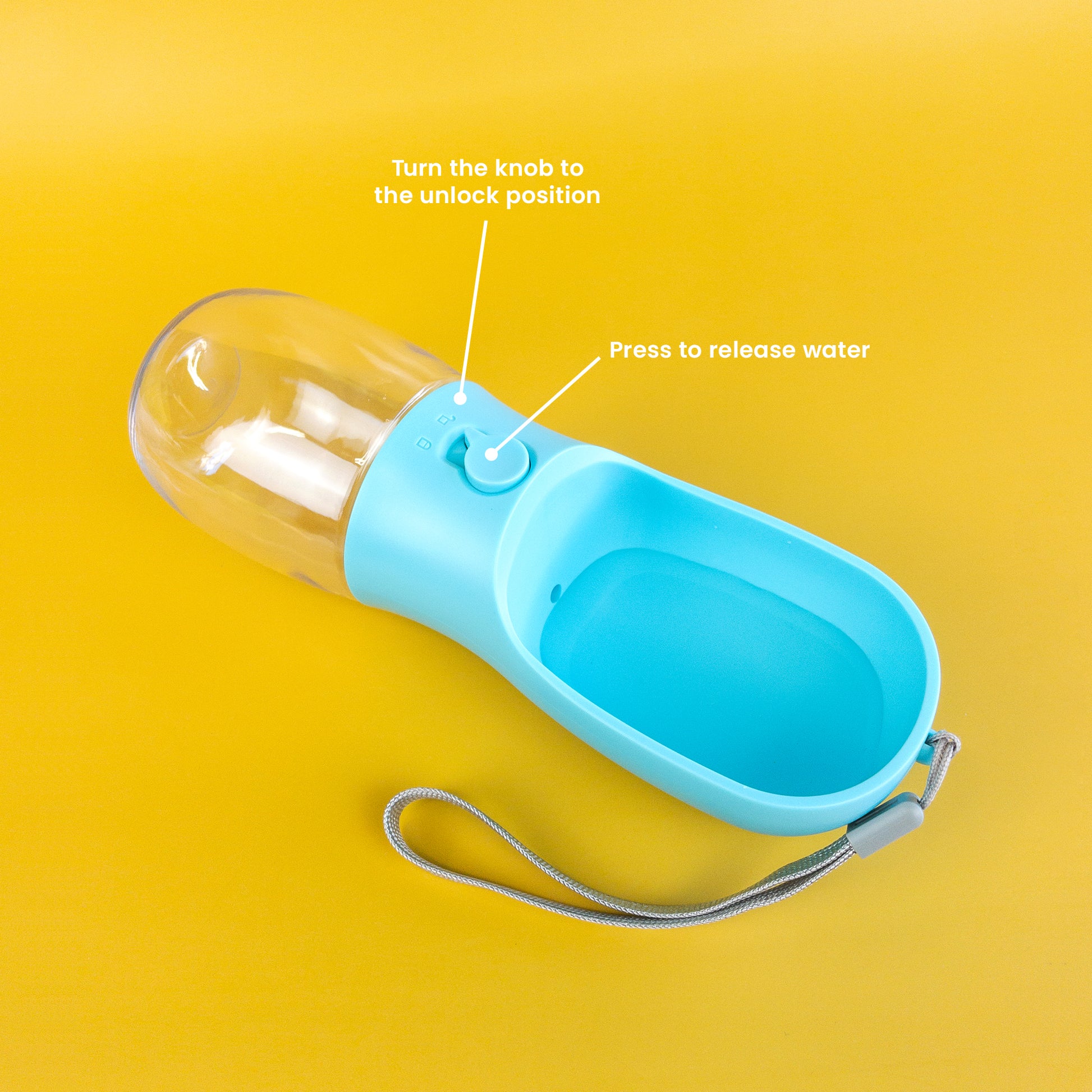 Green Waves Co Pet Water Bottle