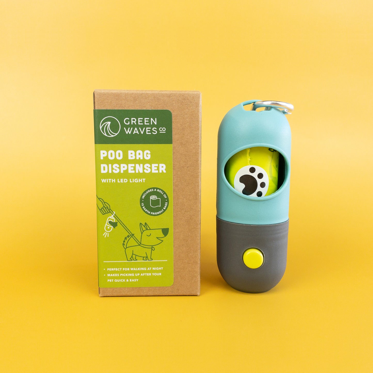 Green Waves Co Poop Bag Dispenser